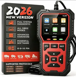 OBD2 Car Diagnostic Code Reader Scanner - Live Data, Dual UI Mode Tool for Check Engine Light (Automotive Repair Accessory)