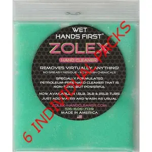 Water-Activated - Fresh-Scent Hand Cleaner - 6 Pack - Individual Hand Cleaner Packets