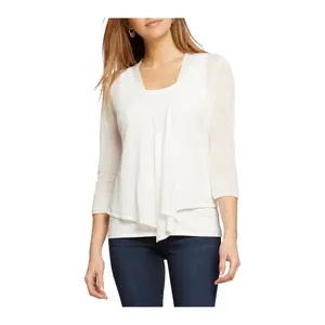 NIC+ZOE 4 Way Cardy - Paper White