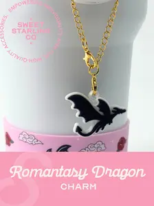 Romantasy Dragon Charm