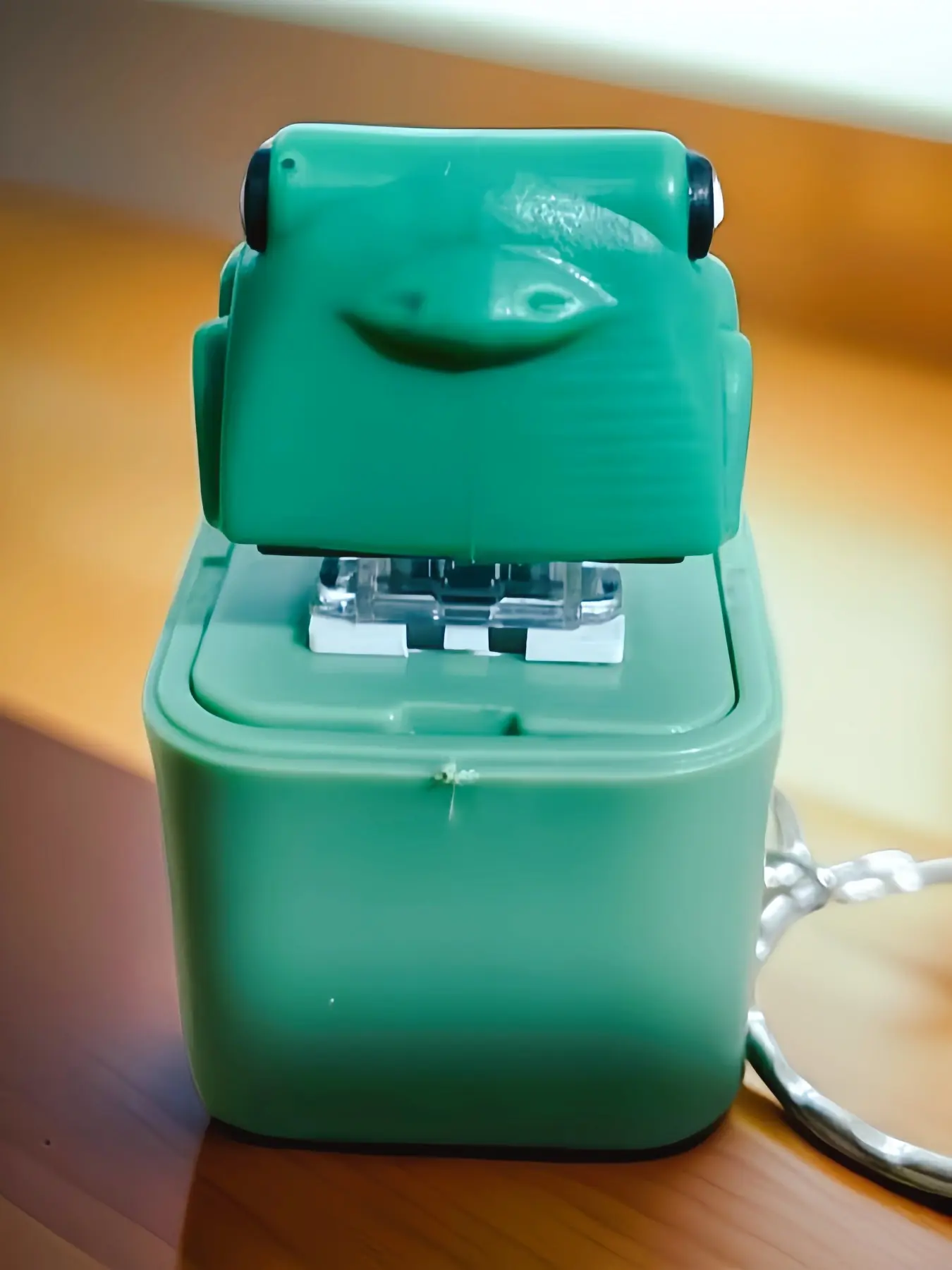 【Stress Relief Toys】Stress Relief Toy Fidget Gadget with Frog and Duck Sound Effects, Press-Activated Light-Up Keychain, Fun and Functional Keyring Accessory, Funny Keychain, Sensory Fidget Keychain, Keychain Accessories