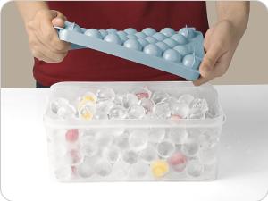 Ice Cube Tray with Lid and Bin – Round Ice Cube Trays for Freezer, BPA-Free Food-Grade Ice Mold, Stackable Ice Ball Maker, Iced Bucket Kits, Circle Ice Tray for Cocktails, Whiskey, Coffee, and Drinks