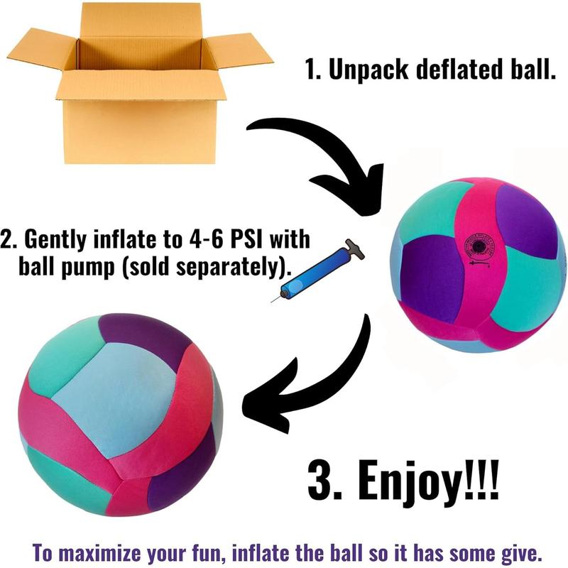 Softy Volleyball - Super Soft Designed for Pain-Free Play - Awesome Kids Indoor Ball with a Realistic Feel and Bounce - Perfect Ball for House