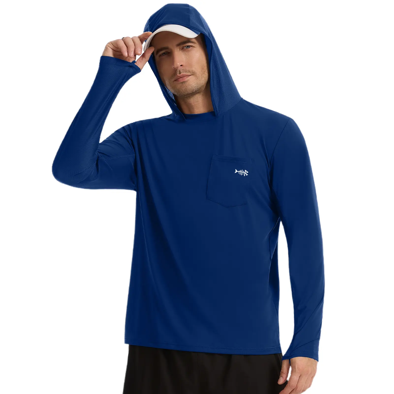 BASSDASH Men’s UPF 50+ Fishing Hoodie Shirts with Chest Pocket Lightweight UV Sun Protection Long Sleeve Hiking Sports FS34M BASSDASH Men’s UPF 50+ Fishing Hoodie Shirts with Chest Pocket Lightweight UV Sun Protection Long Sleeve Hiking Sports FS34M