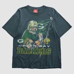 Green Bay Packers 2000s T-Shirt - Black - S