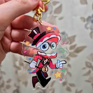Limited Caine TADC Inspired Acrylic Keychain, Cutest Caine Bag Charm