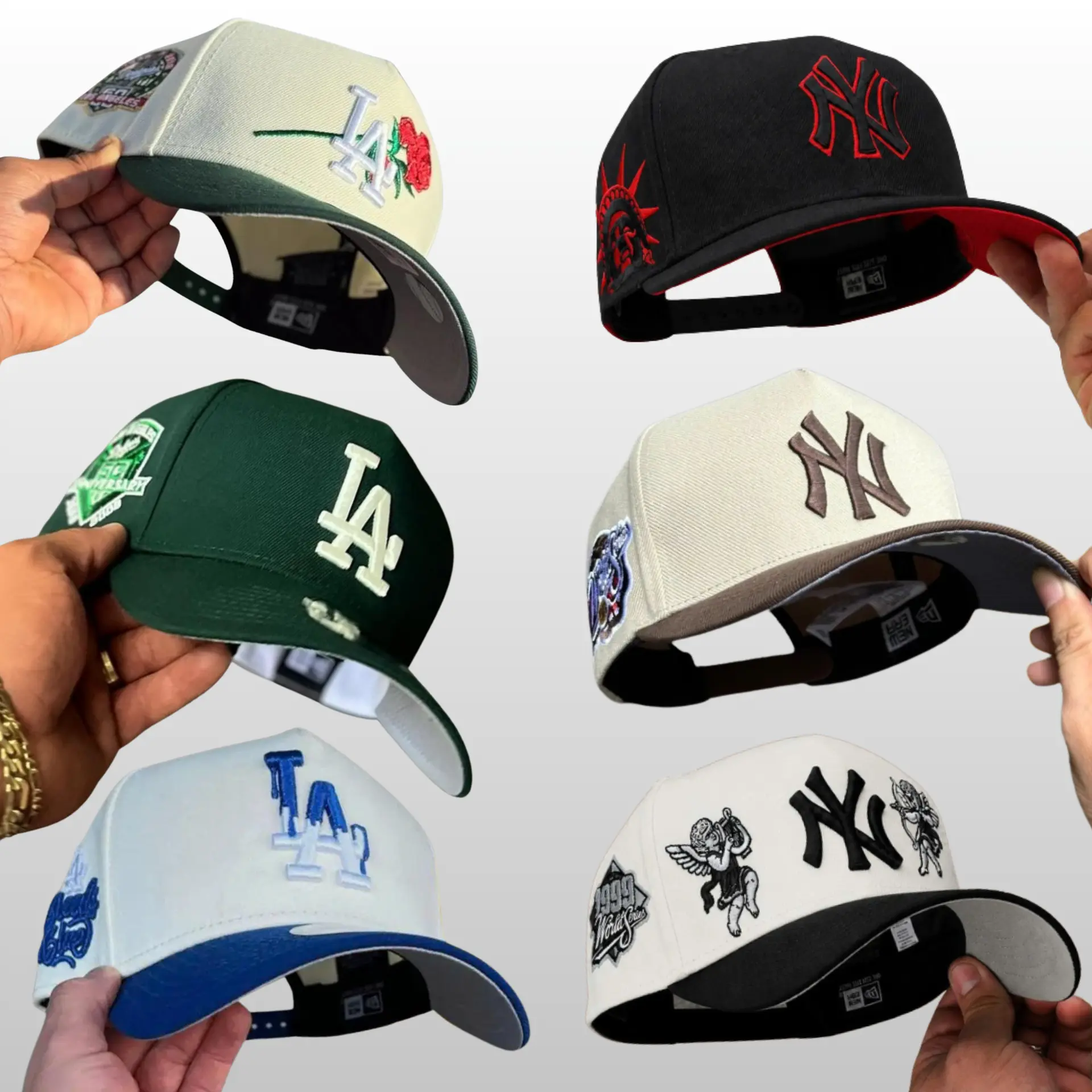 New Era MLB LA Dodgers NY Yankees 9FIFTY 59FIFTY Snapback Baseball Cap – Premium Unisex Hat, Fitted Adjustable Design, Comfortable All-Day Fit, Classic American Sports Style, Vintage Inspired Urban Fashion, Streetwear Essential, USA TikTok Favorite