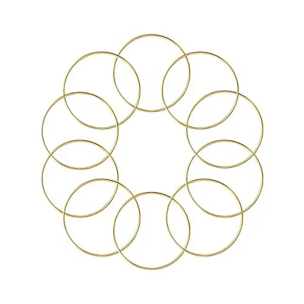 Metal Rings for Crafts Large Metal Hoops Dream Catcher Rings Macrame Rings for Macrame