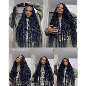 Jah Locs, Messy Distressed Handmade Soft loc Bundles