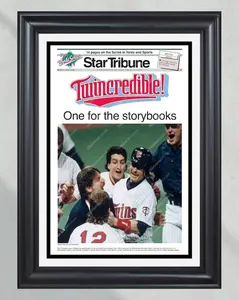 1991 Minnesota Twins World Series Champions Newspaper Print (Star Tribune)