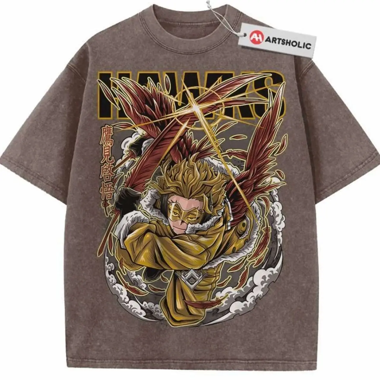 Hawks Shirt, Keigo Takami Shirt, MHA Shirt, Anime Shirt, Vintage T-Shirt , Graphic Tee, Unisex Fashion, Full Color, Full Size, For Men, For Women