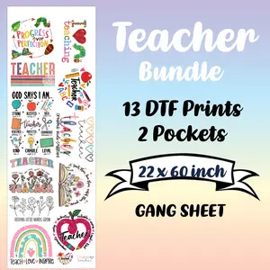 Teacher DTF Bundle Sheet Teacher DTF Bundle Sheet