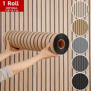 1/2 Roll Luxury 3D Vintage Wood Grain Lattice Wall Panel, Waterproof Self-Adhesive Wallpaper, Ceiling and Wall Decor, Peel and Stick Thickened Vinle Wallpaper, Suitable for Bedroom Bathroom Living Room Dining Room Kitchen Wall Decor and Home Decoration