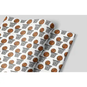 Basketball Shot wrapping paper sheets set of 3 for basketball lovers kids gifts