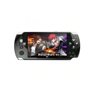 X6 Handheld Game Console With Camera, Built-In 1200 Games 4.3 INCH HD Screen Retro Gaming System, Support TV Output, Portable Rechargeable Game Console With Dual Joystick, Best Gift For Kids And Adult