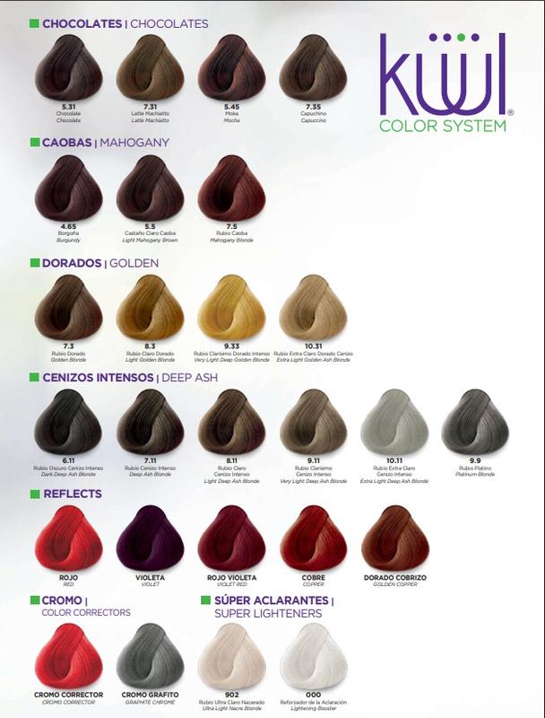 KUUL Color System Kit – 2 Permanent Hair Dyes 90ml Each & 870ml Cream Developer for Professional Results with Coconut Oil & Collagen