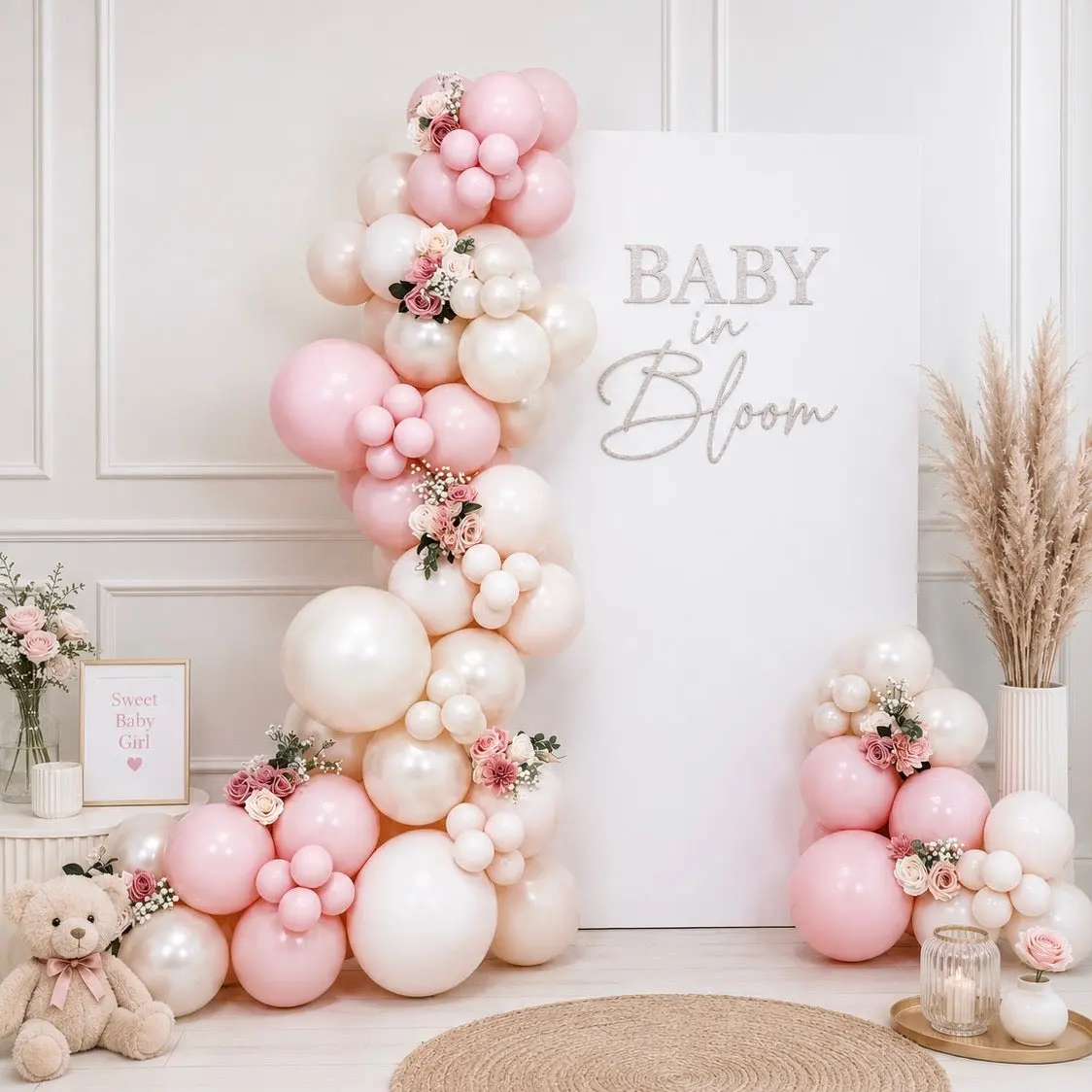 Rosé Cream Balloon Garland 3-in-1 Kit