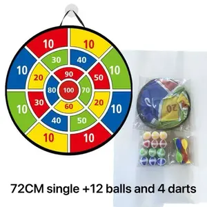 Chosen 29 Inch Dart Board Game, Sticky Ball Darts Board with 12pcs Balls & 4 Count Dart, Parent-child Interactive Toy Sports Game, Indoor & outdoor children's gifts, Creative Birthday and Holiday Gift Options, Toys for Boys, Fidget Toys,Christmas gifts