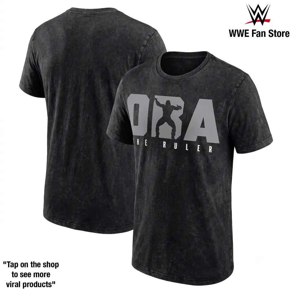 Oba Femi The Ruler Graphic Tee WWE NXT Champion Shirt 230GSM Premium Washed Cotton Men Top Wrestling Fan Gift Celebrating Oba Femi’s Dominant Rise, Powerful Reign, Championship Legacy, Future Main Event Superstar Style