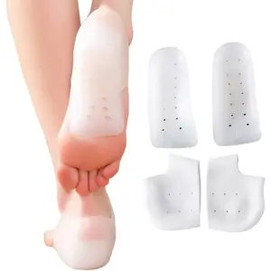 Height Heel Cups Heel Pads Cushion Increase Heels Shoe Insert Gel Heel Invisible Height Elevators Insole Arch Support Heel Protectors Heel Support 1.5CM