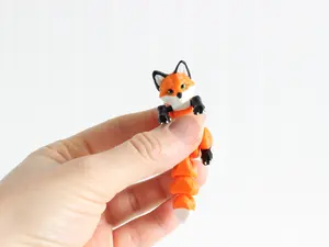 Fox Keychain for Keys, Backpacks or Purse - Fox Accessory