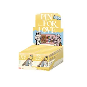 Pop Mart THE MONSTERS (Labubu) V4 Pin for Love Series - A-M Letter Case