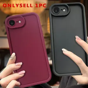 Suitable for iPhone 7 8 SE2 SE3 7Plus 8Plus  series Protective phone case with straight edge Heavenly eye ladder soft rubber case Cover