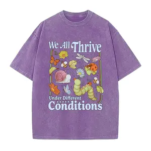 We All Thrive Under Different Conditions" Insect T-Shirt, Nature-Inspired Graphic Tee