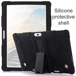 Universal Tablet 10.1 Case Soft Silicone Shockproof Sleeve for Android Tablet PC 10.1 Inch Computer Covers Pink