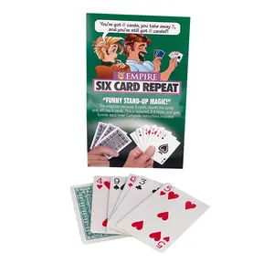 Empire Six Card Repeat - Mind-Boggling Illusion with Complete Instructions for Magicians and Magic Fans