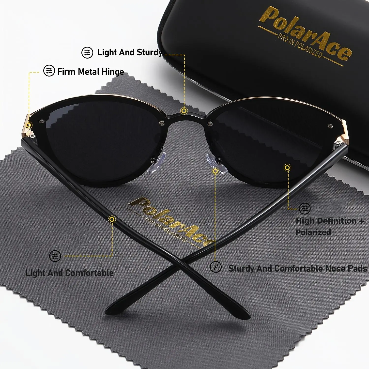 PolarAce, Premium Elegant Sexy Cat Eye Frame Polarized  display picture 1