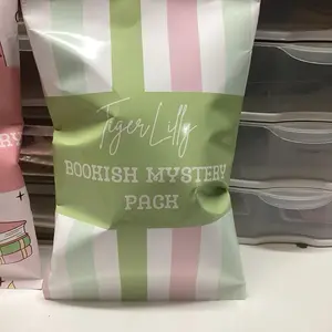 TigerLilly Bookish Mystery Tote Pack - Striped Design for Book Lovers and Mystery Readers