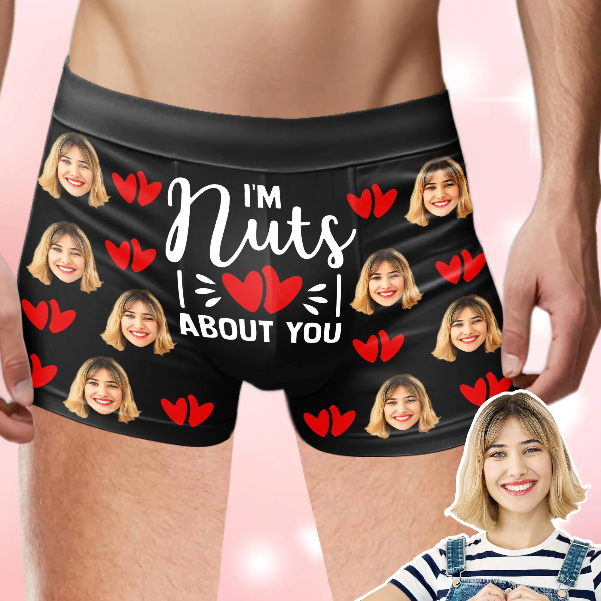 Custom Face Boxers For Husbandpersonalized Boxers With Photocustom Face Underwearpicture Boxers Briefscustom Gift For Dadhusbandhim