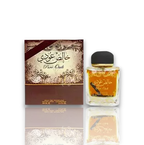 Lattafa | Pure Oudi | Eau De Parfum | Unisex Fragrance | 100 ML | Agarwood (Oud) - Cinnamon & Nutmeg