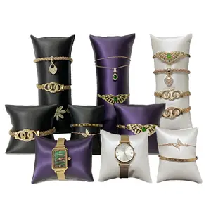 Jewelry Display Rack Jewelry Display Watch Pillow Bracelet Bracelet Decorati purple withe blackn Ornament Rack Bracelet Storage