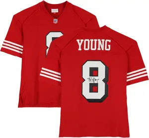 Steve Young San Francisco 49ers Autographed Mitchell and Ness 1994 Red Replica Jersey - Fanatics Authentic Certified