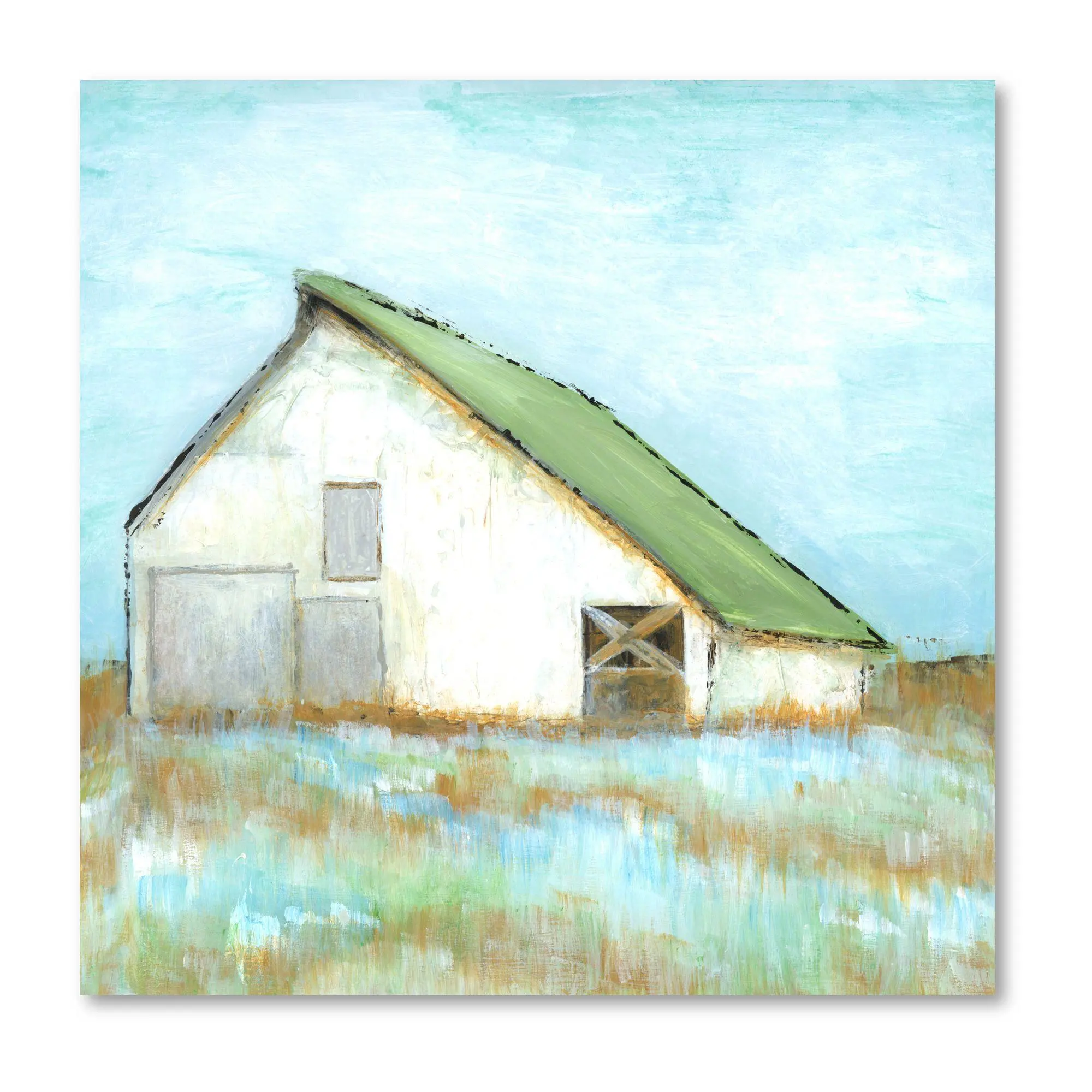 Courtside Market Quiet Pasture 16x16 Canvas Wall Art