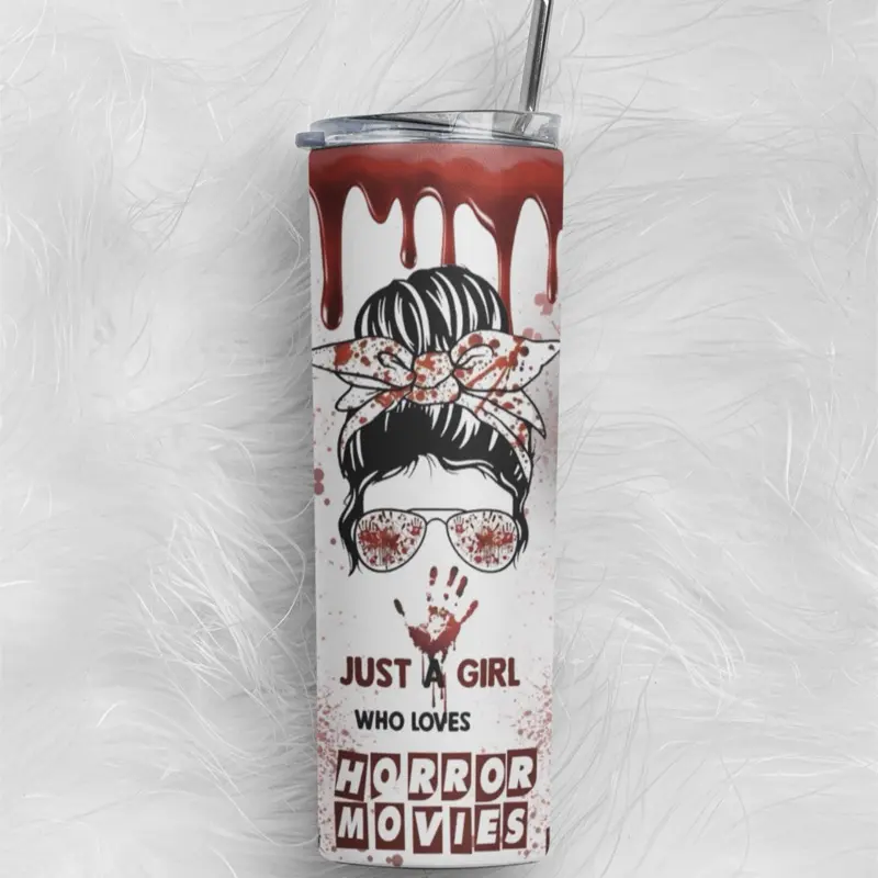 20 oz Custom Horror Movie Lover Tumbler