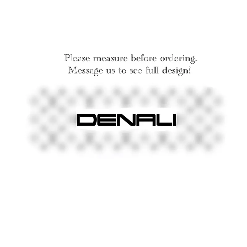 Sunroof Decal (Denali Logo & LV Pattern) for Trucks, Cars, and More! MEASURE BEFORE ORDERING!