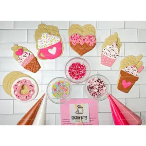 Sweet Treat Cookie Decorating Kit, Sweet Treat DIY cookie kit , **INCLUDES 24 ITEMS**, (Large Cookies), Deluxe Sprinkles Included with 4 Icing Bags!!!