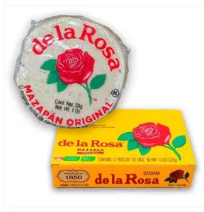 De la Rosa Dulces Mexicanos Mazapan Original 1oz 28g Peanut Candy Sweet Treat by Rosa Brand Mexico Since 1950 Snack