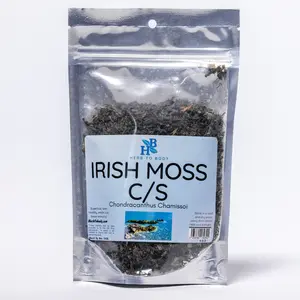 Here To Body Irish Sea Moss C/S | Chondracanthus Chamissoi | 4oz Dried Protein Rich Sea Moss