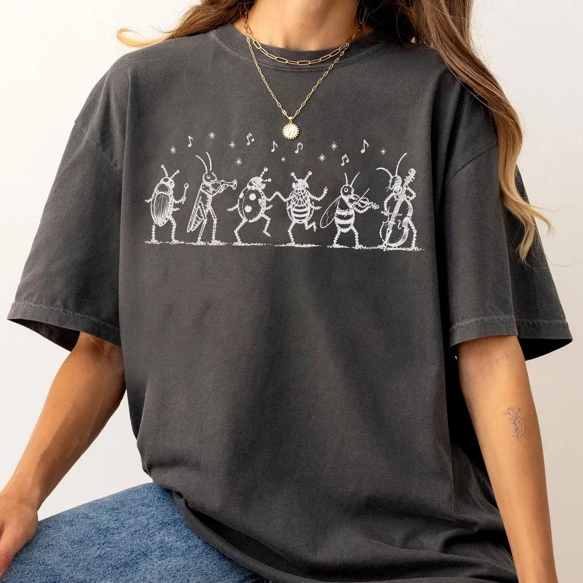 NK Divide Indie Folk T-Shirt, The Last Of The Bugs Comfort Colors Shirt, Vintage Insect Music Graphic Tee