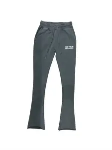 See You In Paradise Stacked Jogger - Charcoal Wash