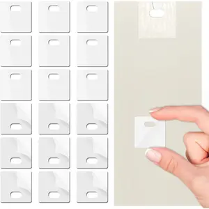 40 count Vertical Blinds Replacement Slats Repair Kit - Transparent PVC Tabs with  Adhesive - No Tools Needed, Easy Fix for Home, Office, Rental, and DIY Window Blind Repairs