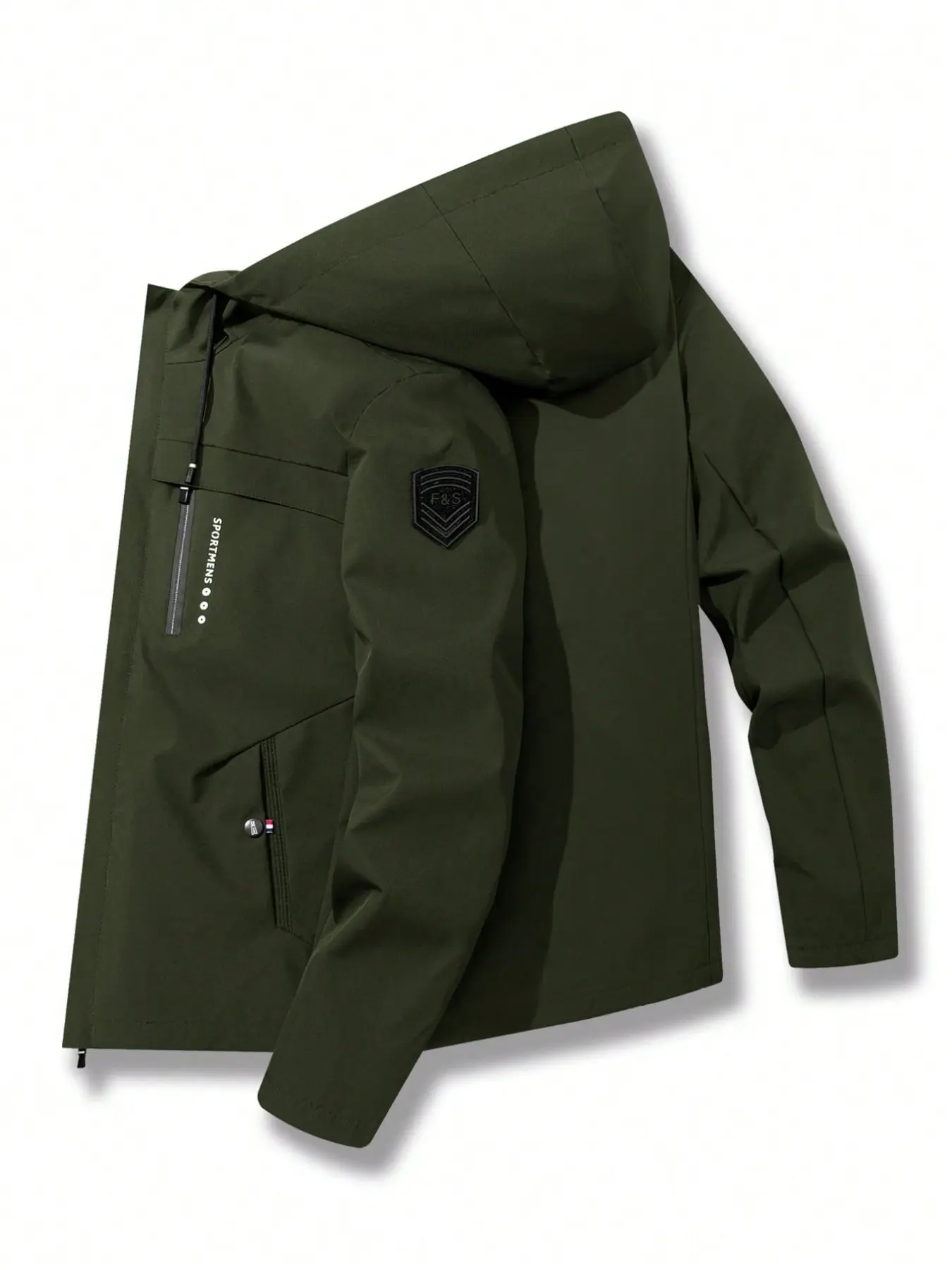 Outdoor Hooded Couple's Mountain Climbing Jacket, Windproof Waterproof ...