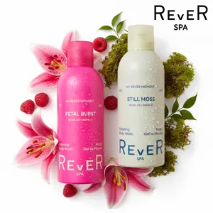 REVER SPA Gel-to-Foam Body Wash - Instant Lathering Shower Gel, Hydrating & Deep Cleansing Whipped Foam, Long-Lasting Luxury Fragrance, Self-Care Essential for Dry & Sensitive Skin, Refreshing Home Spa Body Care Gel Daily