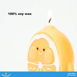 Lemon-Shaped Candle - 2026 Spring Decor, Easter Gifts, Cute Room Decor, Birthday Gifts, Anniversary Gifts, Gifts for Boyfriend, Gifts for Friends, Room Decor, Shaped Candles, Scented Candles, Candles, Desk Decor