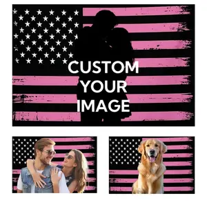 Custom America Flag inch Personalized Flags Design Your Image Funny Tapestry Poster For Decorate Club valentine's Decoration Photowall decor flags