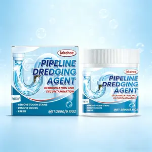 Pipe Unblocker Powder (260g), Clear Drains, Dissolve Hair and Grease, Remove Odors, Pipe Cleaning Powder, Effective Drain Cleaner